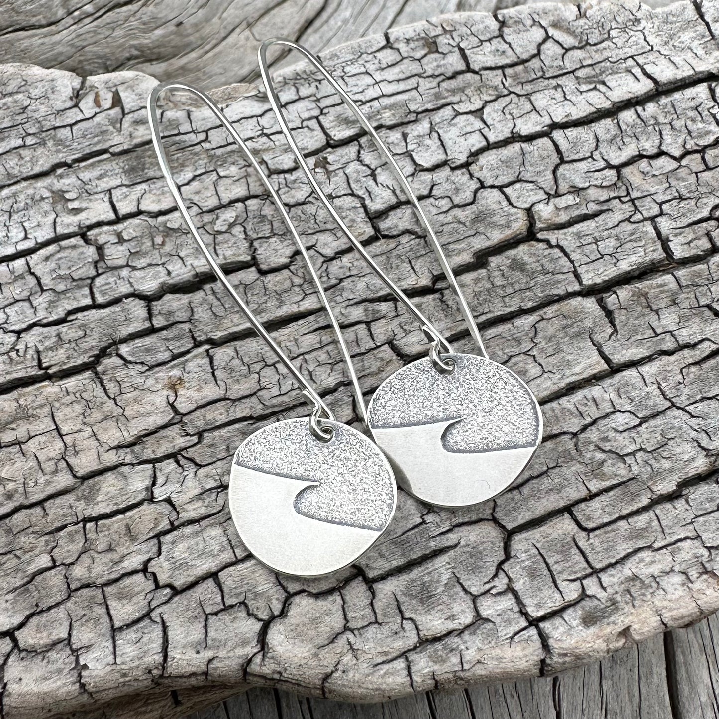 Wave Earrings - Oval