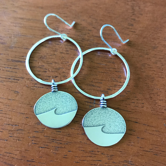 Wave Drop Earrings