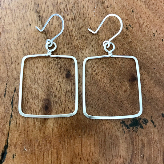 Short Rectangle Earrings