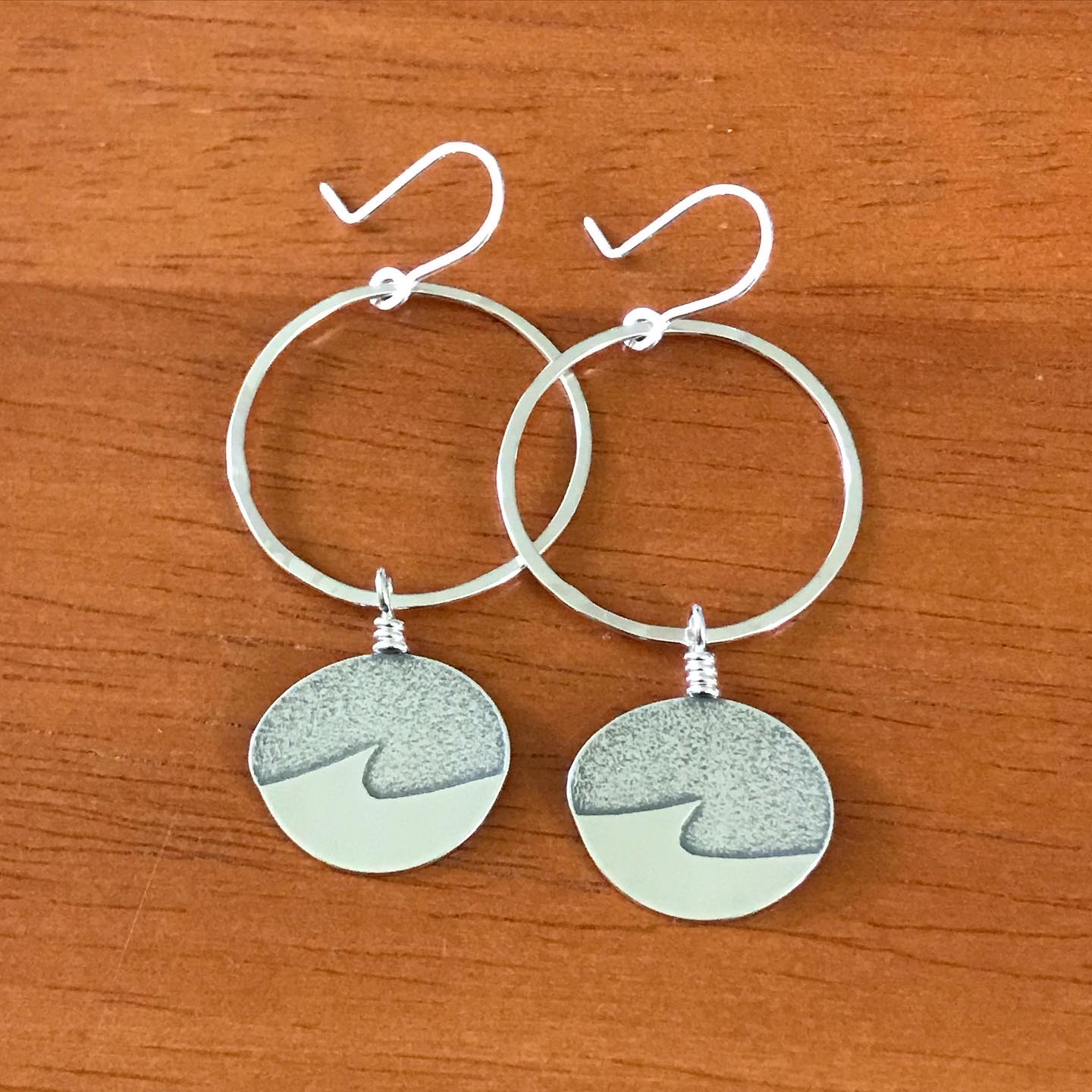 Wave Drop Earrings