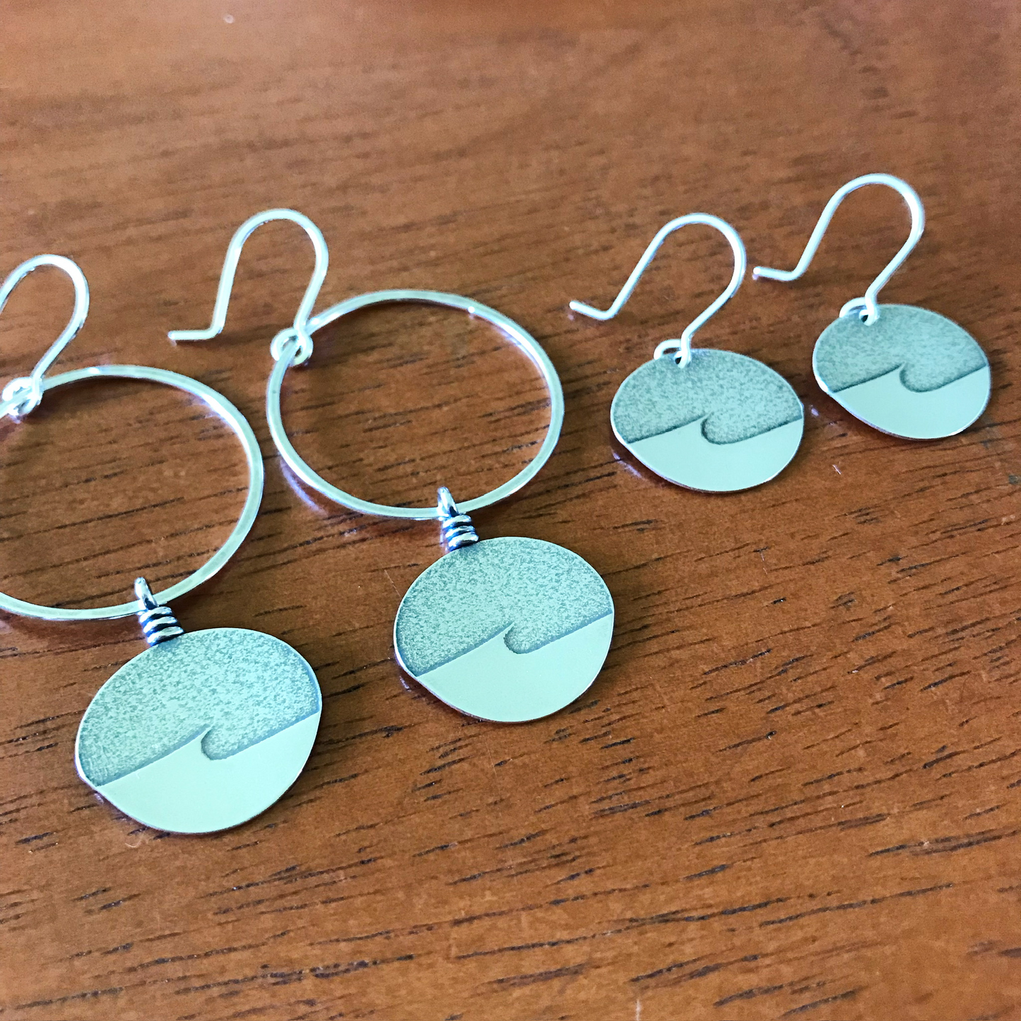 Wave Drop Earrings