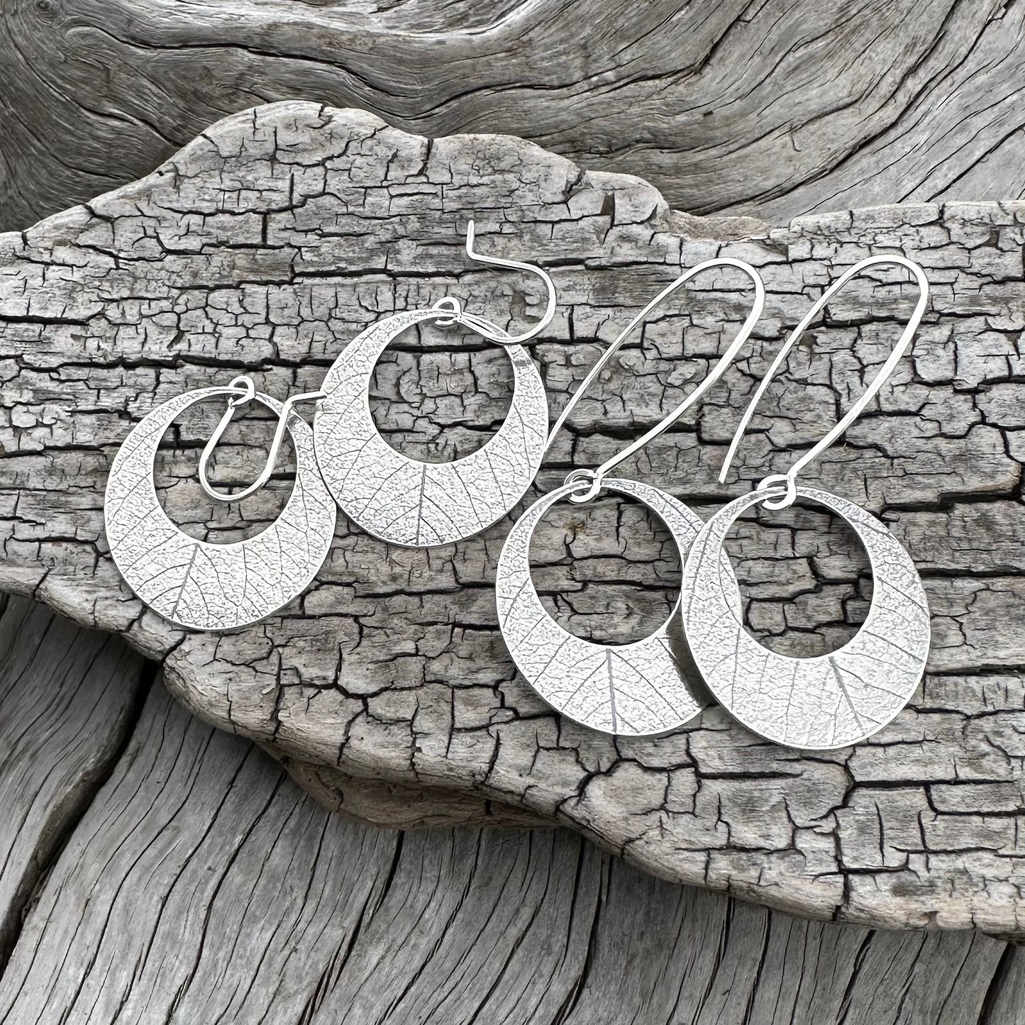 Leaf Print Earrings