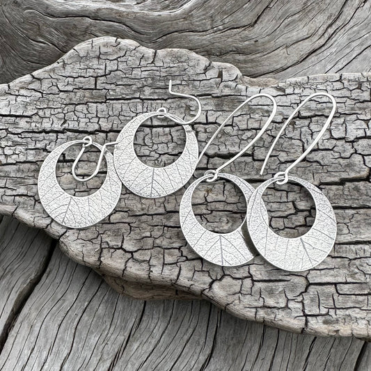 Leaf Print Earrings