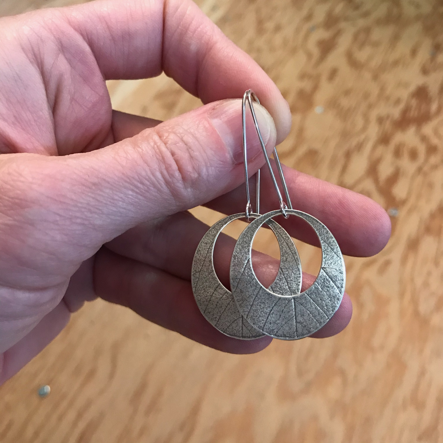 Leaf Print Earrings
