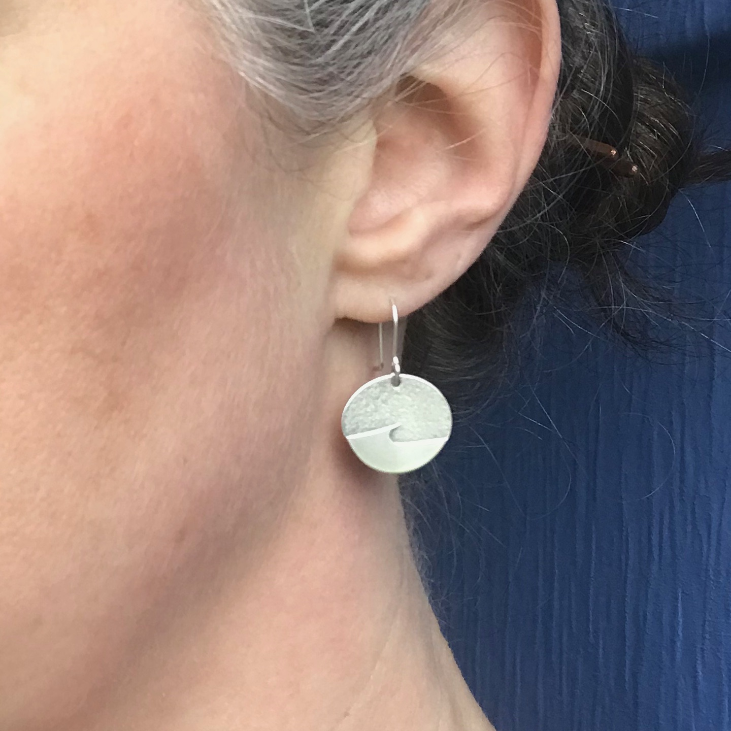 Wave Earrings - Oval