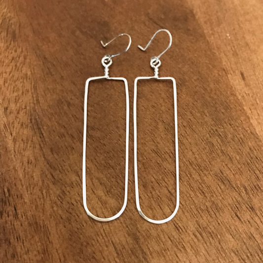 Rounded Rectangle Earring